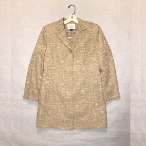 NWOT Women's Le Suit Tan Polyester 2 pc Set w/